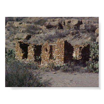 Old Stone House Print by janawhoop