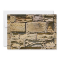 Old Stone Wall Invitation