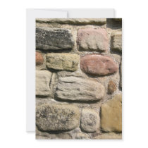 Old Stone Wall Invitation