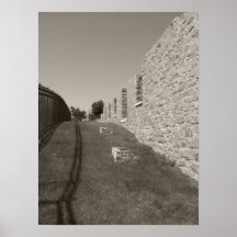 Old Stone Wall Print
