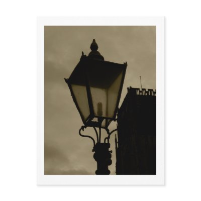 Old Street Lamp Post Cards by PicturePie