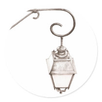 Old Street Light Sticker by floatinglemons Old Street Light Sticker