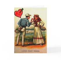 Old Tennis Valentine cards by figstreetstudio Old Tennis Valentine cards