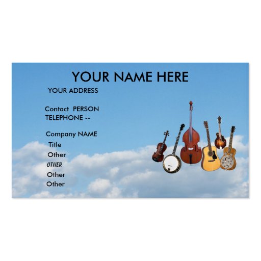 OLD TIME BAND-BUSINESS CARD