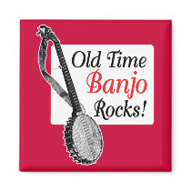Old Time Banjo Magnet magnets