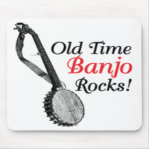 Old Time Banjo Mousepad mousepads