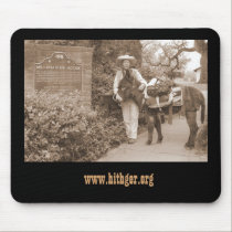Old Time donkey mouse pad mousepads