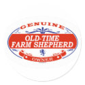 Old-Time Farm Shepherd stickers by GenuineDogOwner Old-Time Farm Shepherd stickers