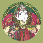Old Time Santa Sticker