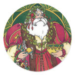 Old Time Santa Sticker