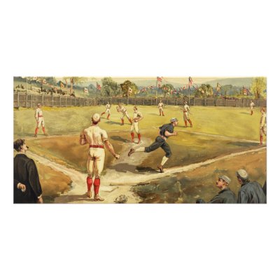 old baseball game