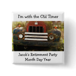 Old Timer Antique Truck Occasion Pin Badge