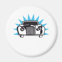 old timer fridge magnet