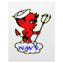 Old Timer Navy Red Devil letterhead by Mustang_Lady Old Timer Navy Red Devil letterhead