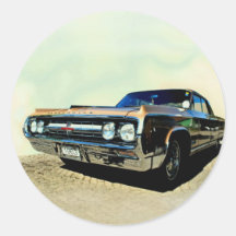 Old timer round stickers