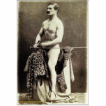 Old-Timey Naked Cowboy Photo Cut Out