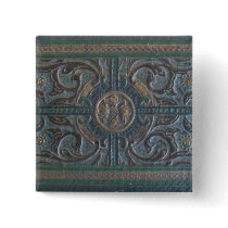 Old Tooled Leather Journal Pin