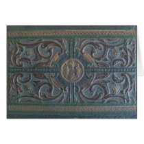 Old Tooled Leather Journal Cards