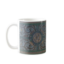 Old Tooled Leather Journal Coffee Mug