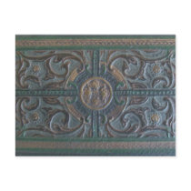 Old Tooled Leather Journal Postcards