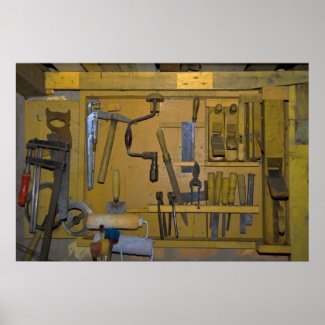 old tools poster