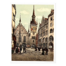 Old Town Hall, Munich, Bavaria, Germany magnificen postcards