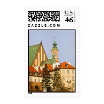Old Town in Warsaw Stamps