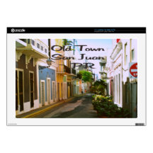 Old Town San Juan Puerto Rico Laptop Decal