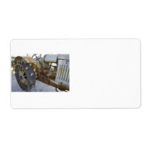 Old Tractor Custom Shipping Labels