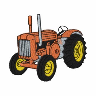 Old Tractor embroideredshirt
