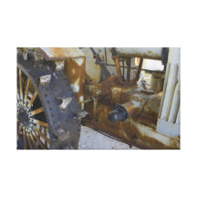 Old Tractor Gallery Wrap Canvas