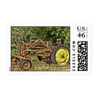 Old Tractor stamp