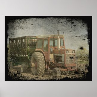 Old Tractor print