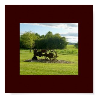 Old Tractor Poster print