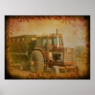 Old Tractor print