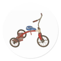 Old Tricycle Sticker