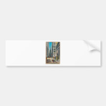 Old Trinity & Wall Street, New York Bumper Sticker