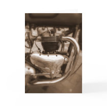 Old Triumph Engine Cards