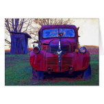 Old Truck and Outhouse Cards