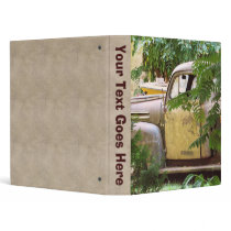 Old Truck Vinyl Binder