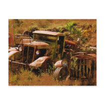 Old Truck, Ghost Town near Jerome, Arizona postcards