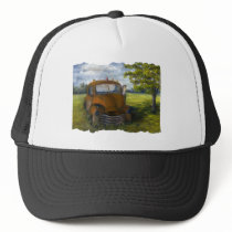Old Truck in Louisiana Field, Fine Art hats