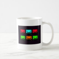 Old Tv Collage mugs