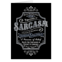 Old Tyme Sarcasm Card