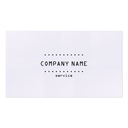 Old Typewriter Business Card Template (front side)