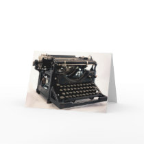 Old Typewriter cards