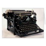 Old Typewriter Cards
