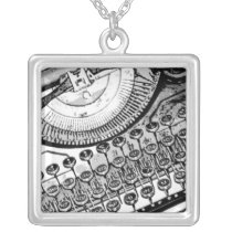 Old Typewriter Necklace necklaces