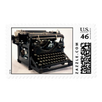 Old Typewriter Postage Stamps