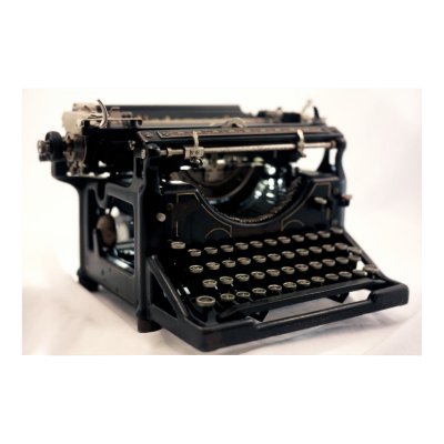 Old Typewriter Print